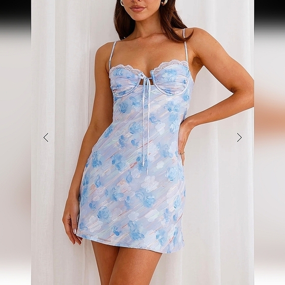 HELLO MOLLY-"Games of Love" Mini Dress-Size XL (10) - Picture 3 of 17